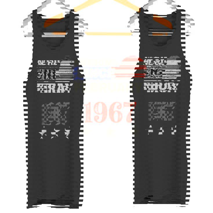 1967年以来素晴らしいヴィンテージアメリカ国旗クラシック1967年2月。 タンクトップ