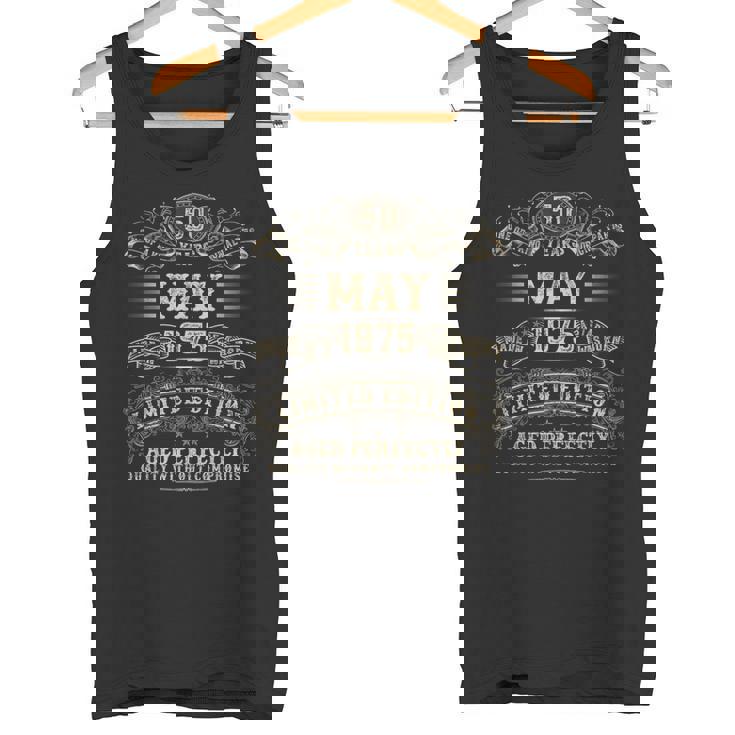 1975年5月 50歳 誕生日プレゼント 男性 50歳 誕生日 タンクトップ