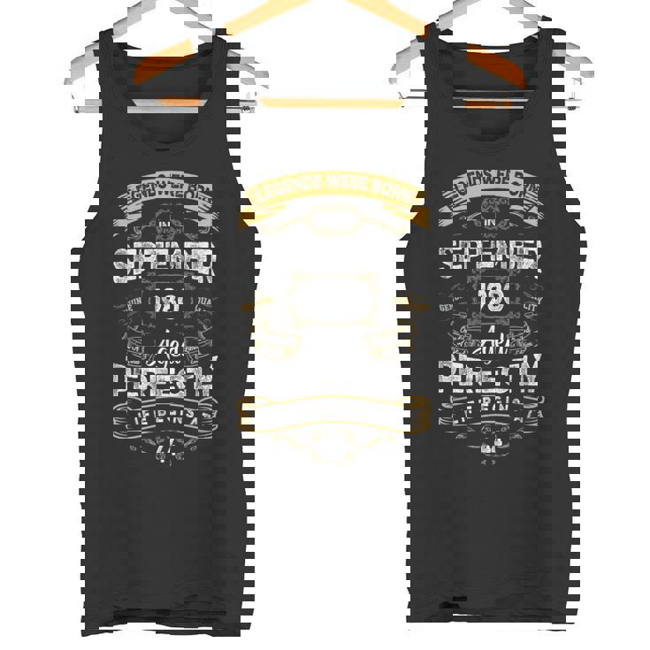 1980年9月に誕生した44歳の誕生日レジェンド。 タンクトップ