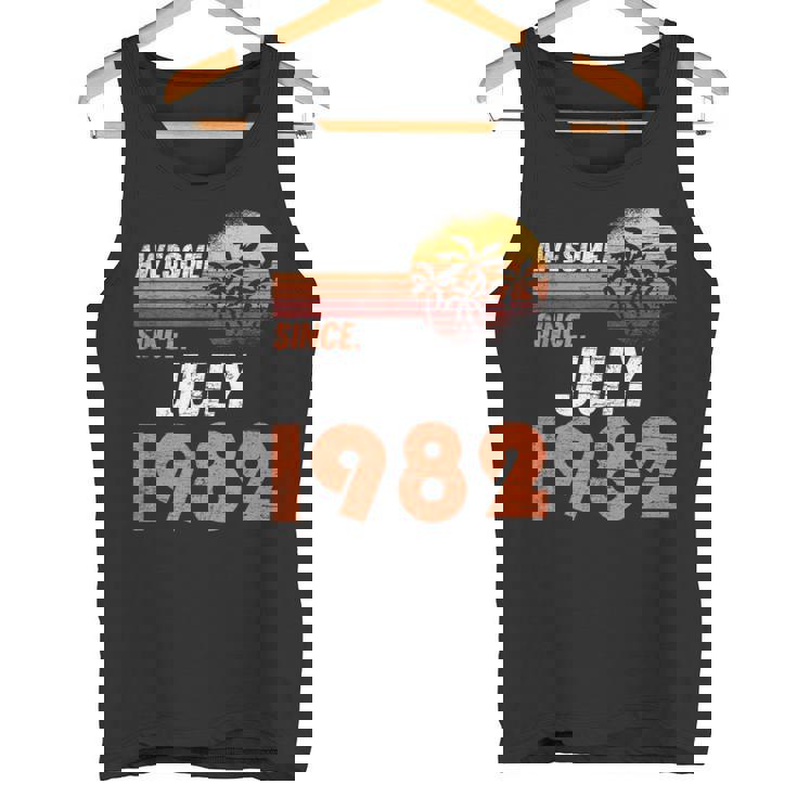 1982年7月から素晴らしい。男女の誕生日。 タンクトップ