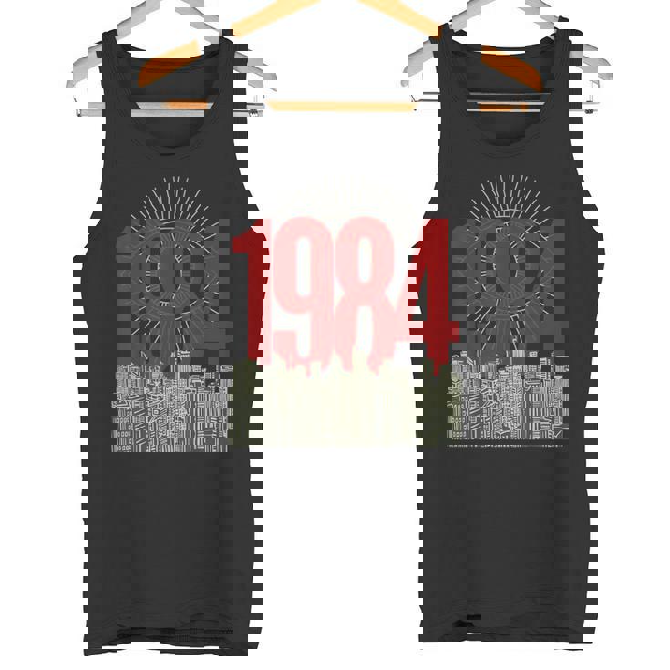 1984 文学 クラシック ブックテーマ ヴィンテージ タンクトップ