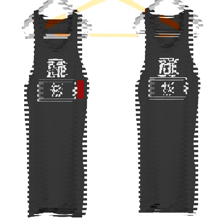 1の忍耐 面白い誕生日プレゼント カップル パジャマ ことわざ ことわざのもじり ジョーク ギャグ ダジャレ ツッコミ タンクトップ