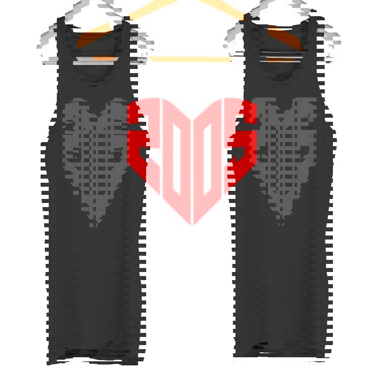 2005 ハート・ヴィンテージ 2005年 ハートの形 20歳の誕生日に愛を込めて タンクトップ