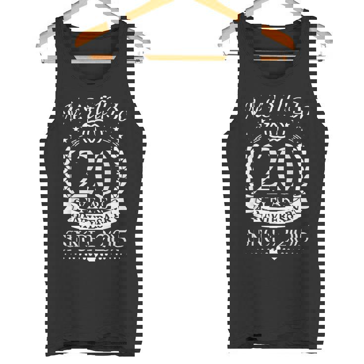 2005年結婚20周年から20年を続けています。 タンクトップ