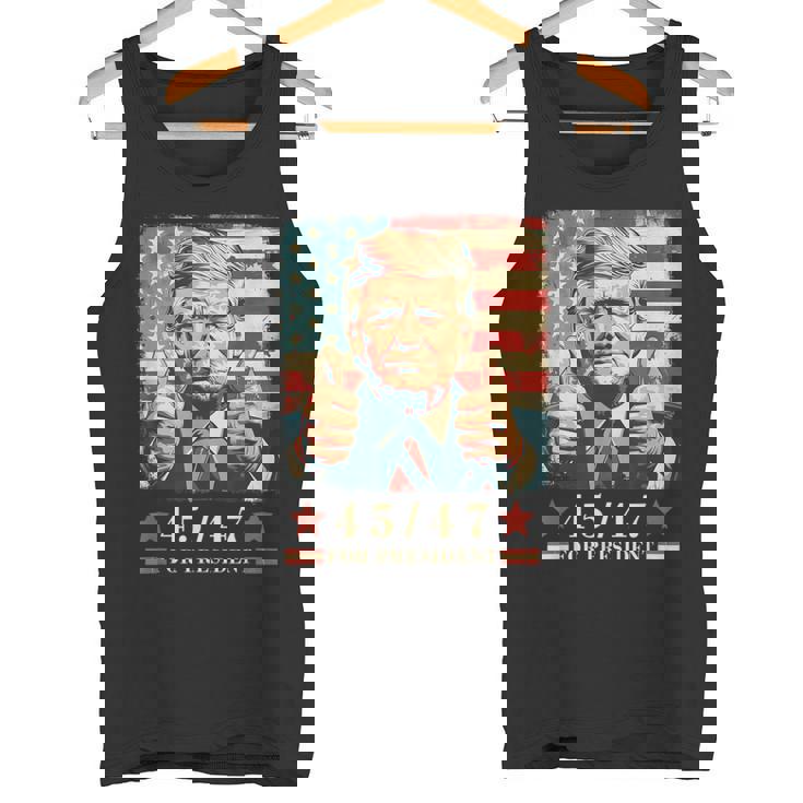 2024年大統領向けトランプ4547 タンクトップ