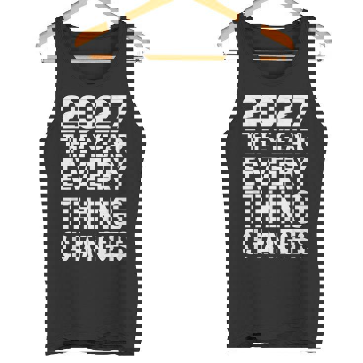 2027 すべてが変わる年 タンクトップ