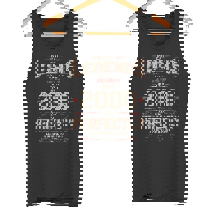 25 歳の誕生日 男性 オリジナル 5月 ヴィンテージ 2000 年 ギフト タンクトップ