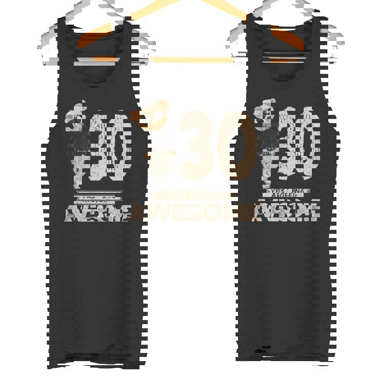 30歳の誕生日 メンズ レディース オリジナル 素晴らしいテディベア タンクトップ