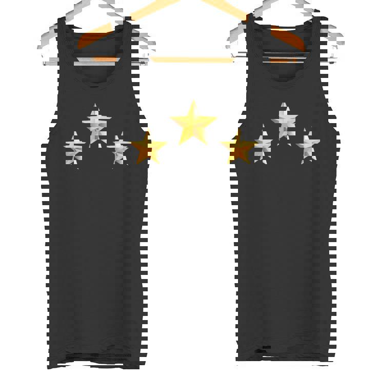 3つの黄金の星 タンクトップ