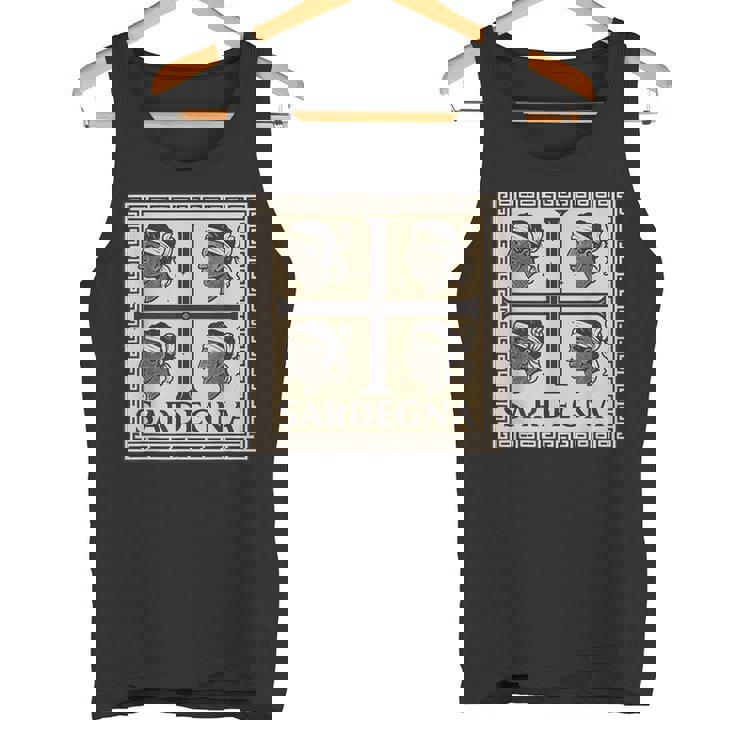 4 森 サルデーニャ 旗 サルデーニャ ギフト ローマ風 タンクトップ