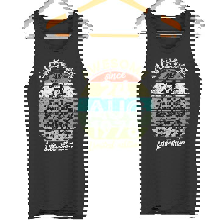 45歳の誕生日 1978年8月24日 45歳の誕生日 タンクトップ