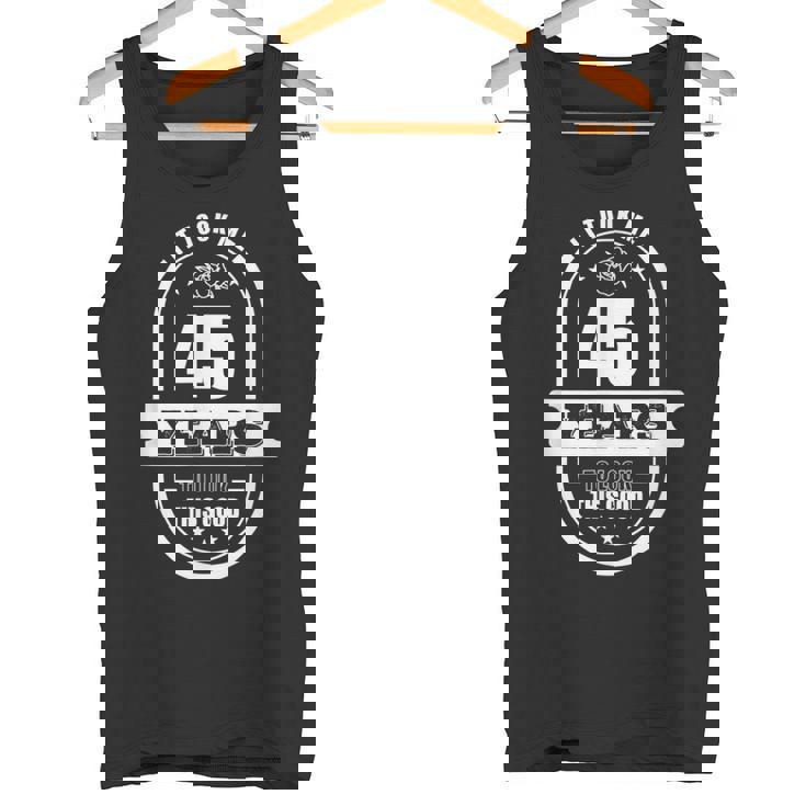 45歳の誕生日プレゼント 男性年齢45歳 レトロパパ 1975年 タンクトップ