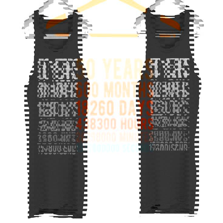 50歳 50歳 誕生日 記念日 黄金 結婚記念日 タンクトップ