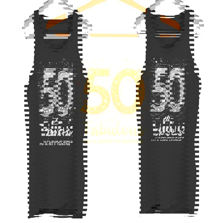 50歳の誕生日 50歳と素晴らしさの半世紀 タンクトップ