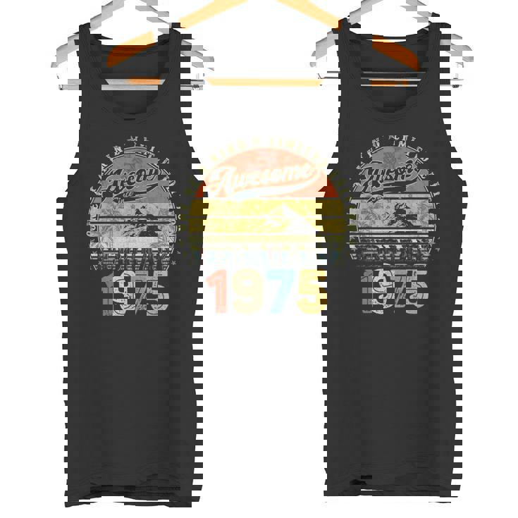 50歳の誕生日プレゼント 男性用 1975年2月 50歳の誕生日 タンクトップ