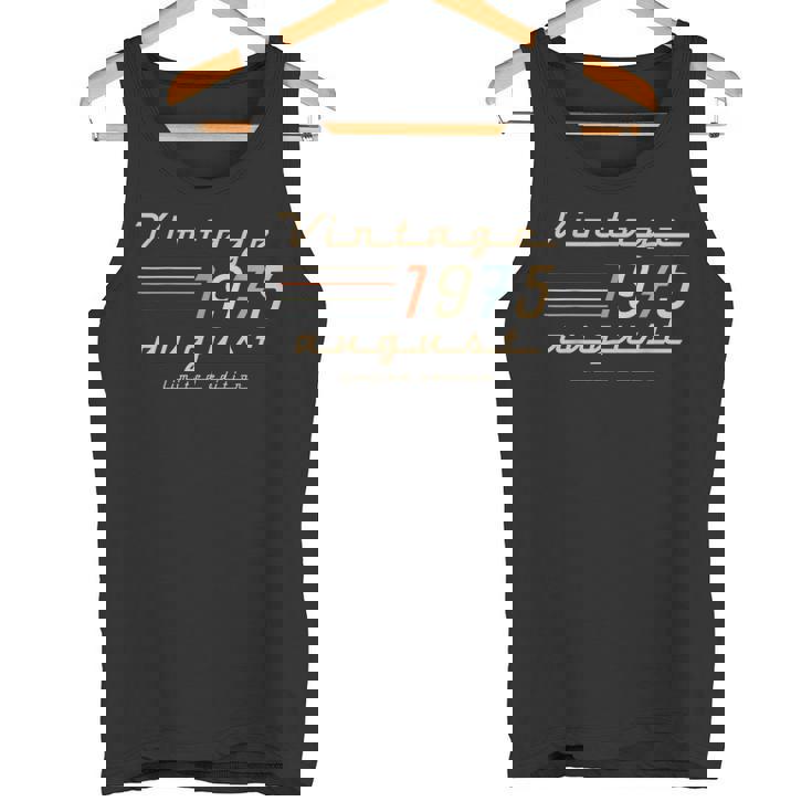 50歳の誕生日プレゼント 男性用 1975年8月 50歳 誕生日 タンクトップ