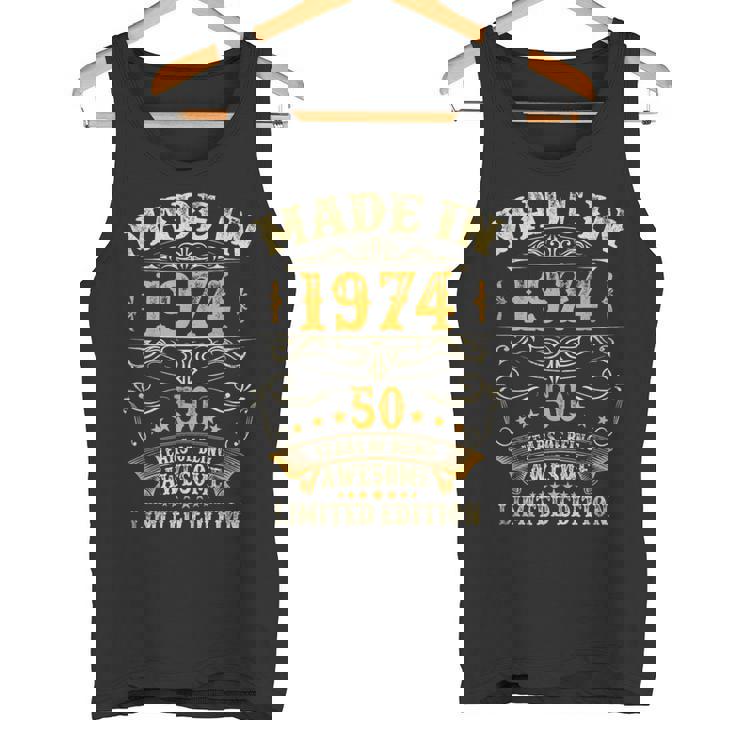 50歳ギフト メンズ ヴィンテージ 1974年 50歳の誕生日 タンクトップ