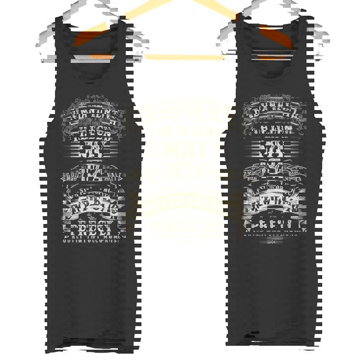 51歳 誕生日プレゼント 男性用 1974年5月 51歳の誕生日 タンクトップ