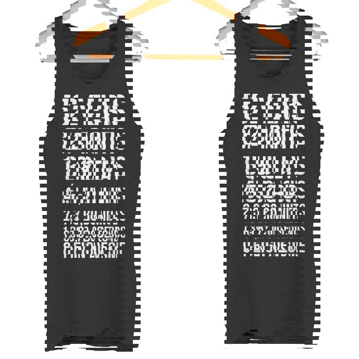 52歳の誕生日ギフト 面白い52歳の誕生日 タンクトップ