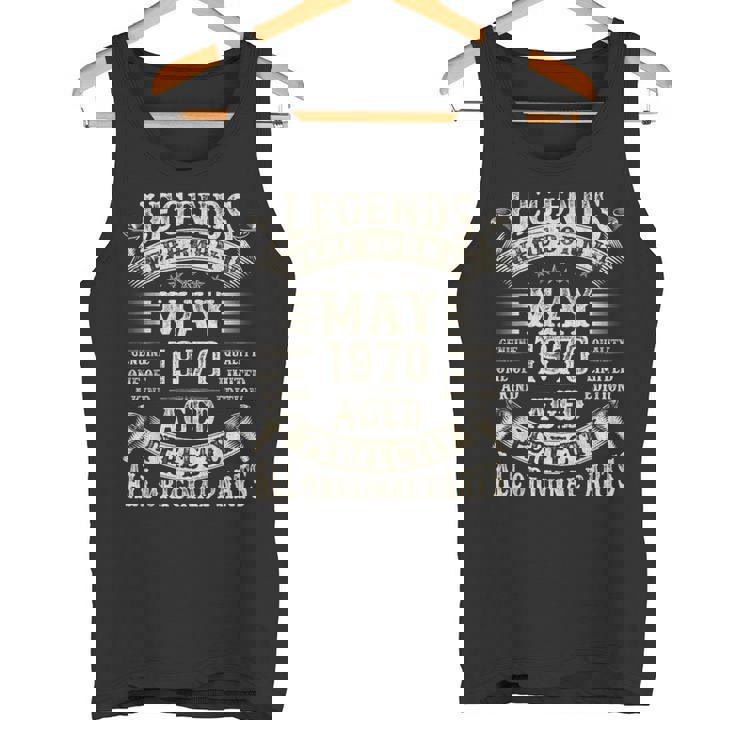 55歳の男性への55歳の誕生日プレゼント 1970年5月 タンクトップ