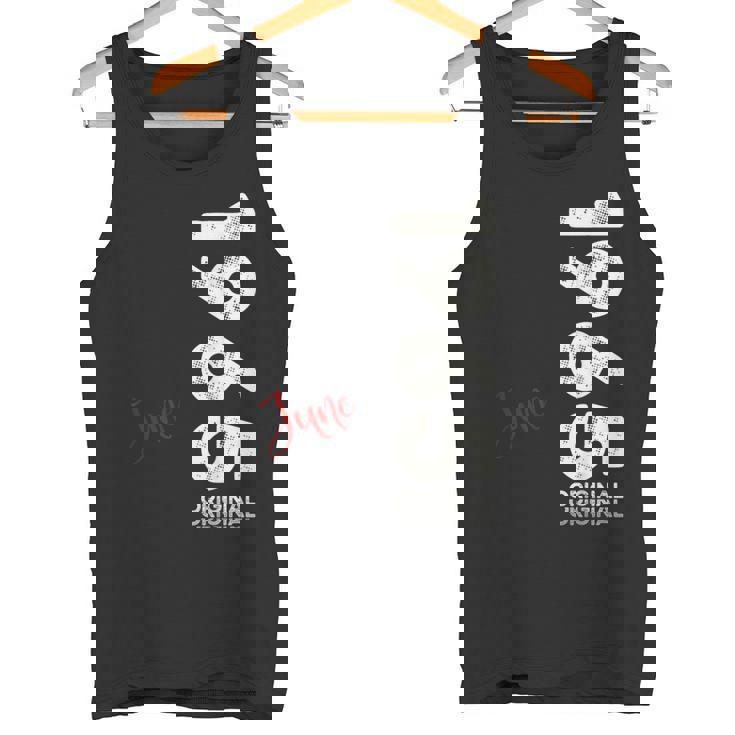 60 歳の誕生日 男性 オリジナル 6月 ヴィンテージ 1965 年 ギフト タンクトップ