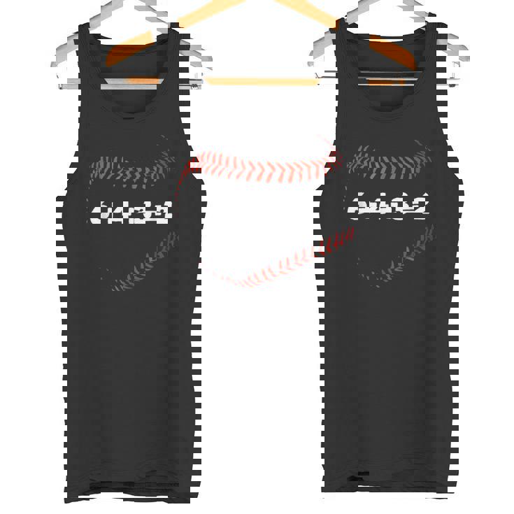 6432 ダブルプレイ 野球選手ギフト 野球名言 タンクトップ