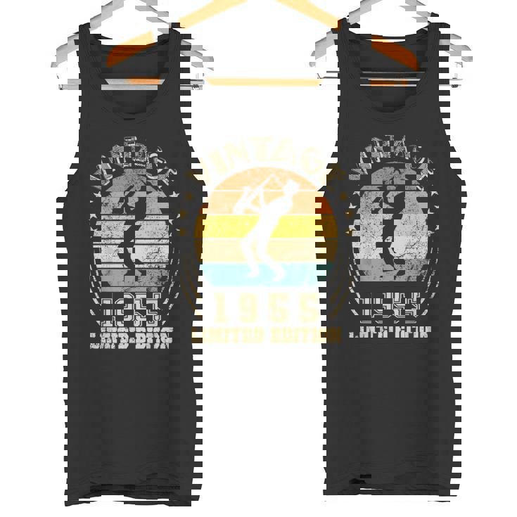 67歳の誕生日ギフト サックスプレーヤー 1955 ジャズミュージック タンクトップ