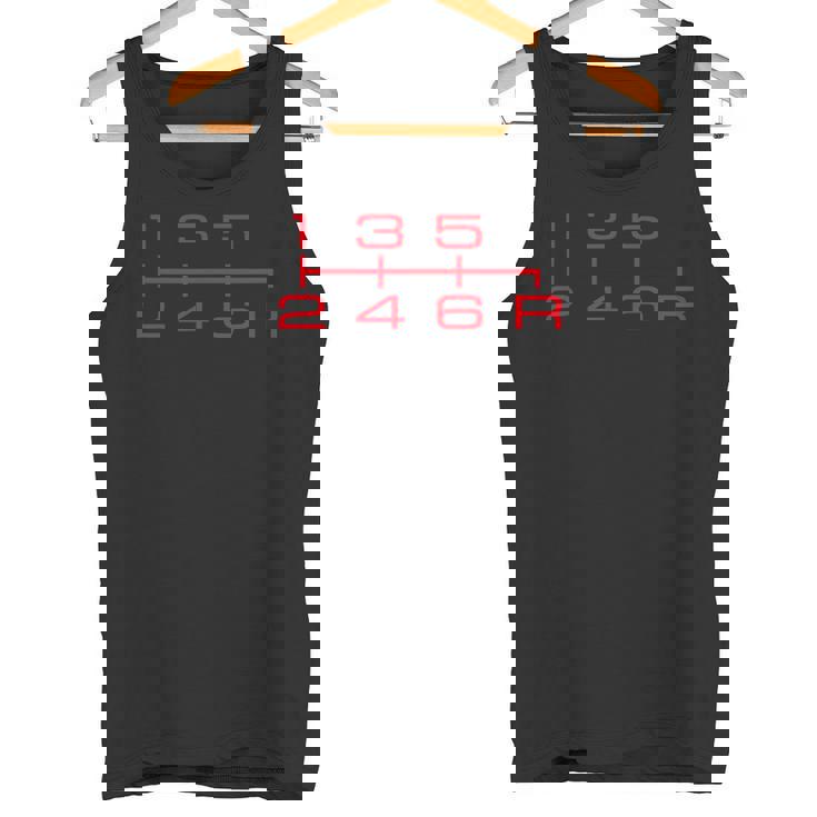 6速シフトノブシャツ マニュアルカーラバー タンクトップ