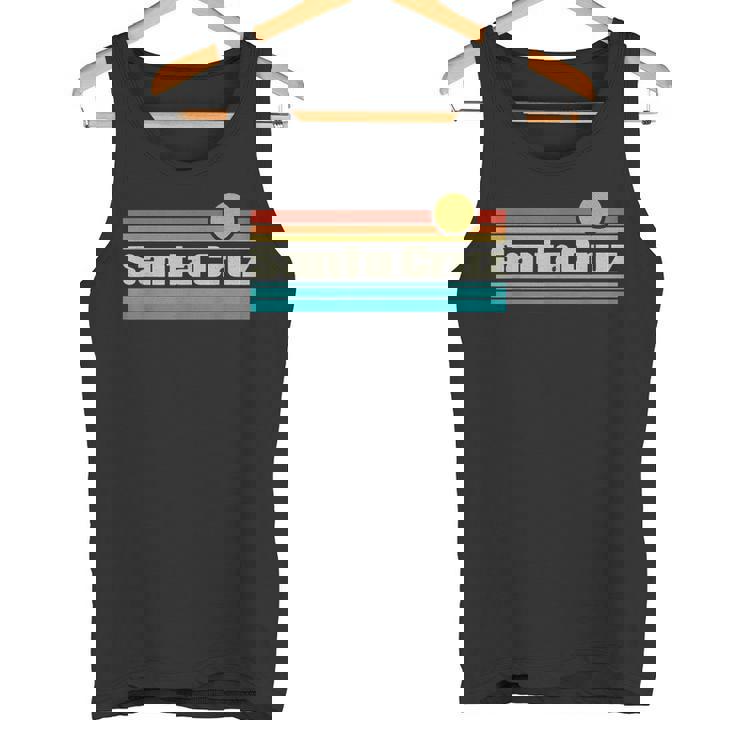 70年代80年代カリフォルニアcaレトロサンセットシティサンタクルーズ タンクトップ