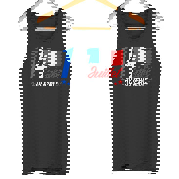 7月14日 全国共和党 フランス トリコロール タンクトップ