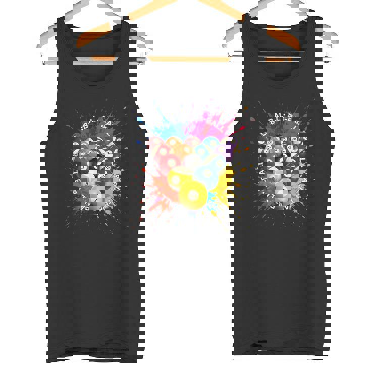 8-Ball Pool Team クールなグラフィックデザインリーグとトーナメント タンクトップ