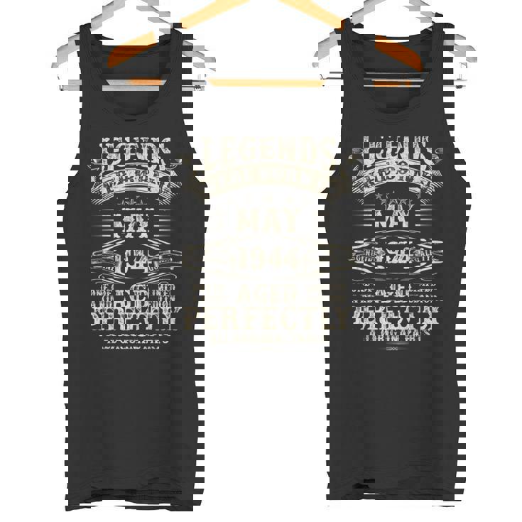 80歳の誕生日ギフト 男性用 面白い 80歳 May 1944 タンクトップ