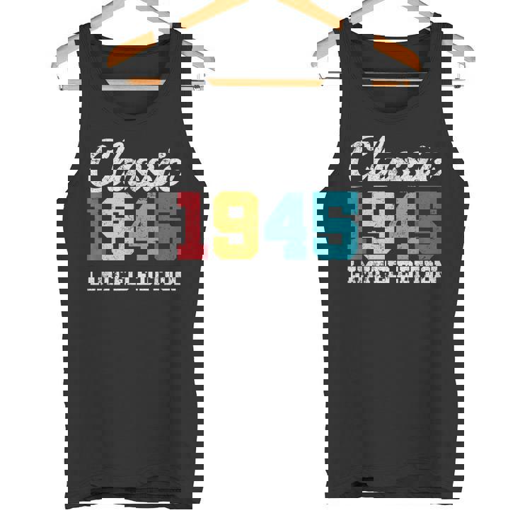 80歳クラシック1945年限定版レトロ80歳の誕生日 タンクトップ