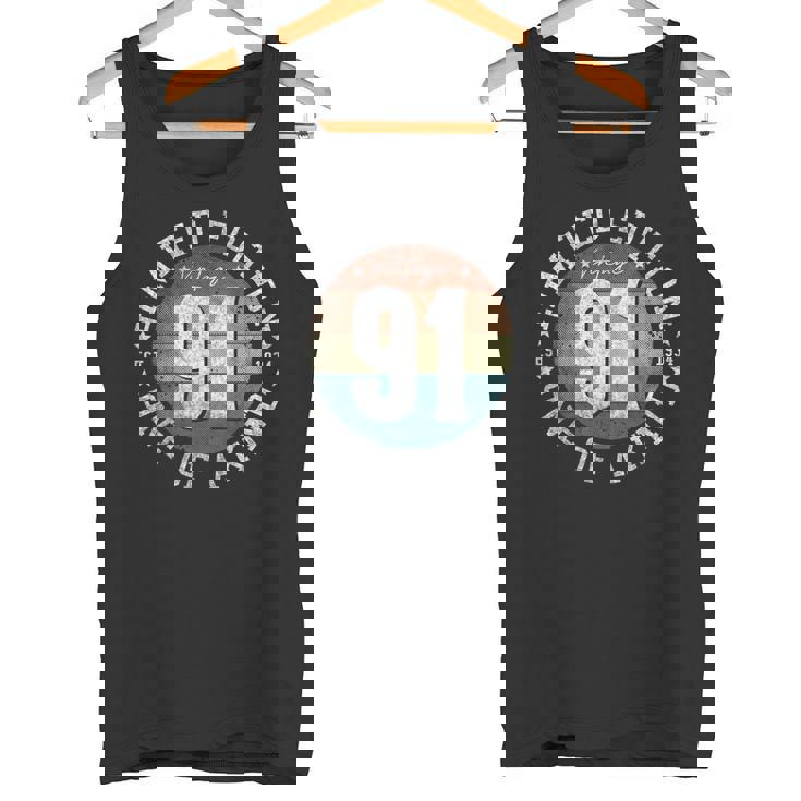 91歳のギフト ヴィンテージ 1934年限定版 91歳の誕生日 タンクトップ