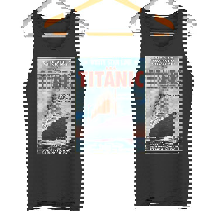 A 1912 ヴィンテージ タイタニック 航海船 クルーズ船 タンクトップ
