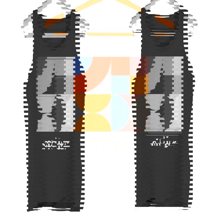 Acid Jazz ヴィンテージジャズミュージックバンド ミニマルtシャツ タンクトップ