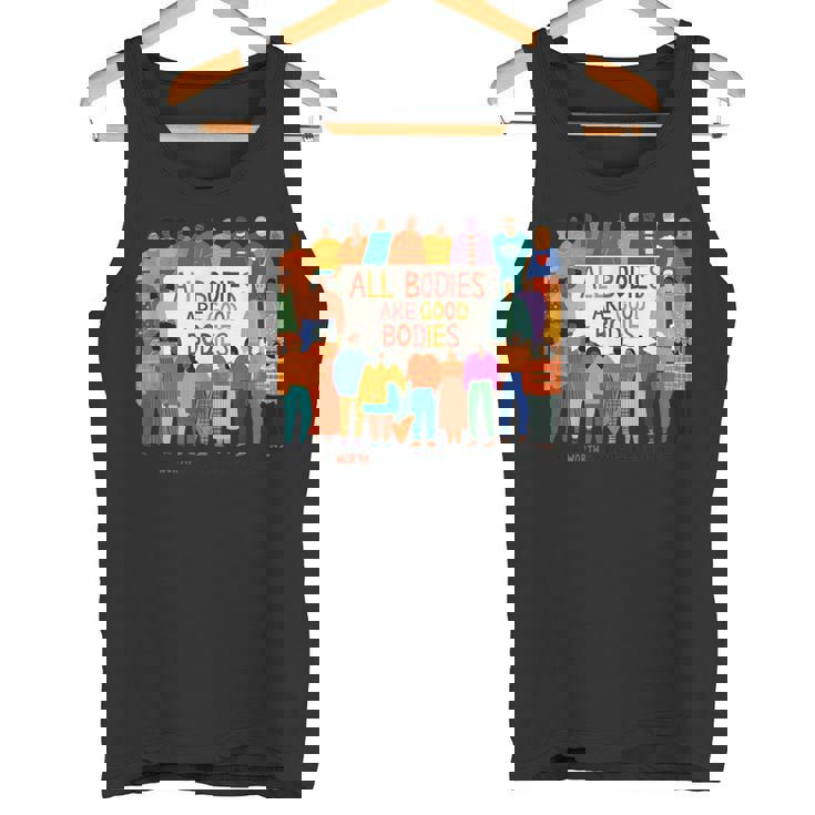 All Bodies Are Good Bodies – Body Positive – Italyデザイン タンクトップ