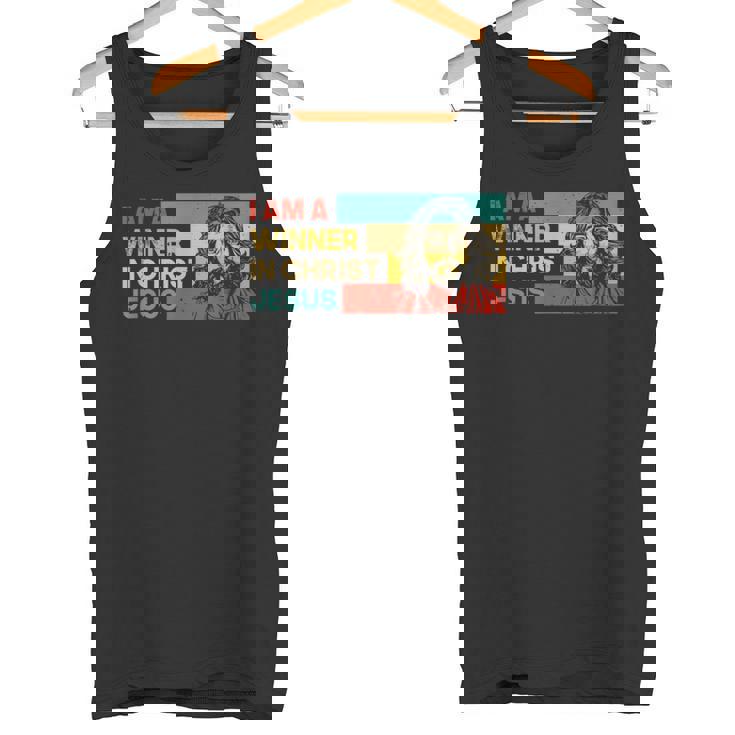 I Am A Winner In Jesus Krist God Faith Jesus タンクトップ