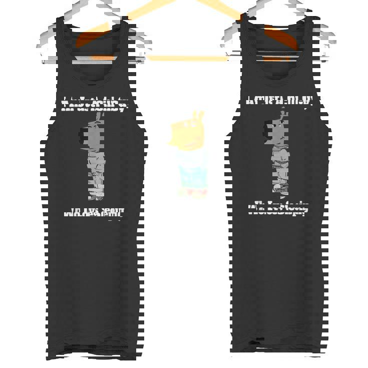 I Am Just A Chill Guy Who Loveleep My New Character タンクトップ