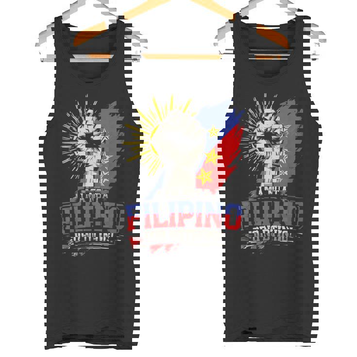 I Am Not A Filipino For Nothing ファイトサポーター サラ・ドゥテルテ タンクトップ