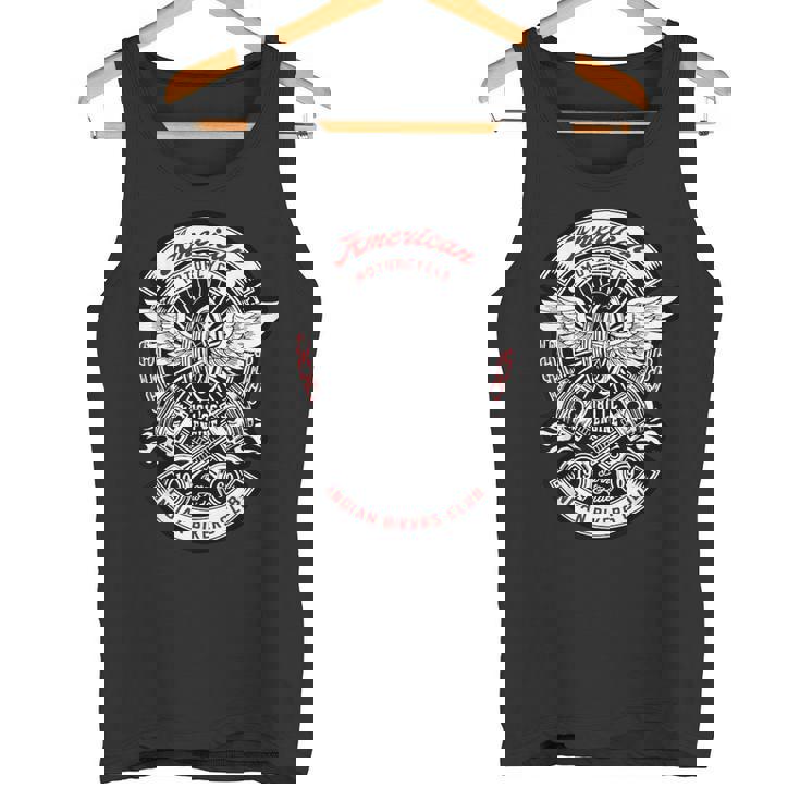 American Motorcycle インディアン バイカー クラブ オートバイ バイカー タンクトップ