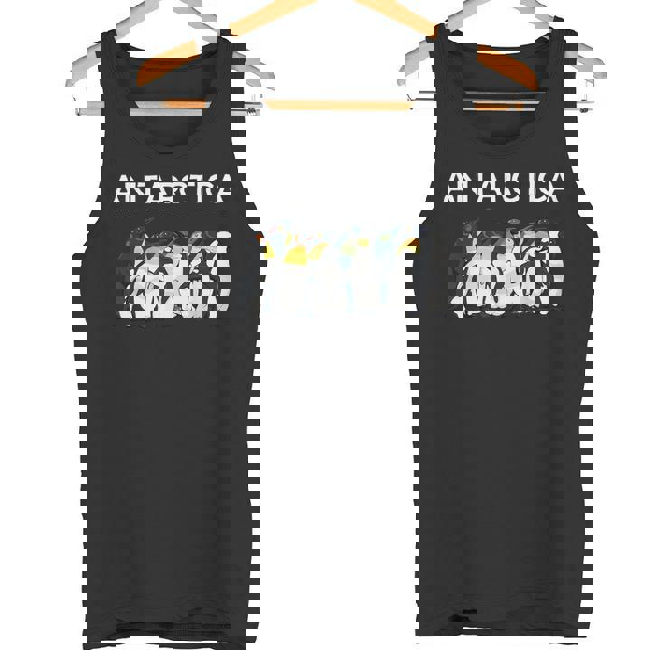 Antarctica Pinguins Birds Poleouth Antarctic Experience タンクトップ