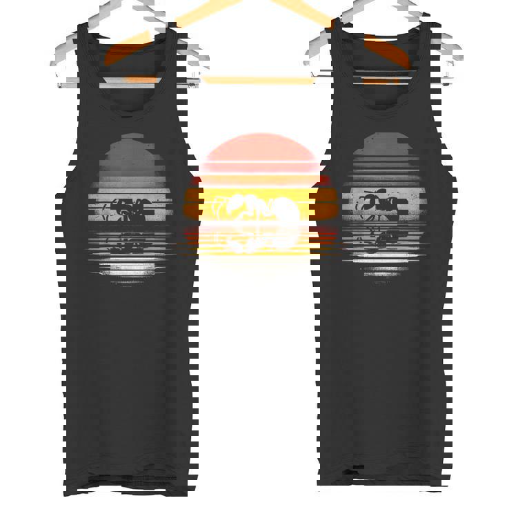 Antunset レトロスタイル サファリ ヴィンテージ 70年代の昆虫 タンクトップ