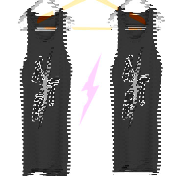 Aptアパツ、ピンクサンダー、トレンディファッション タンクトップ