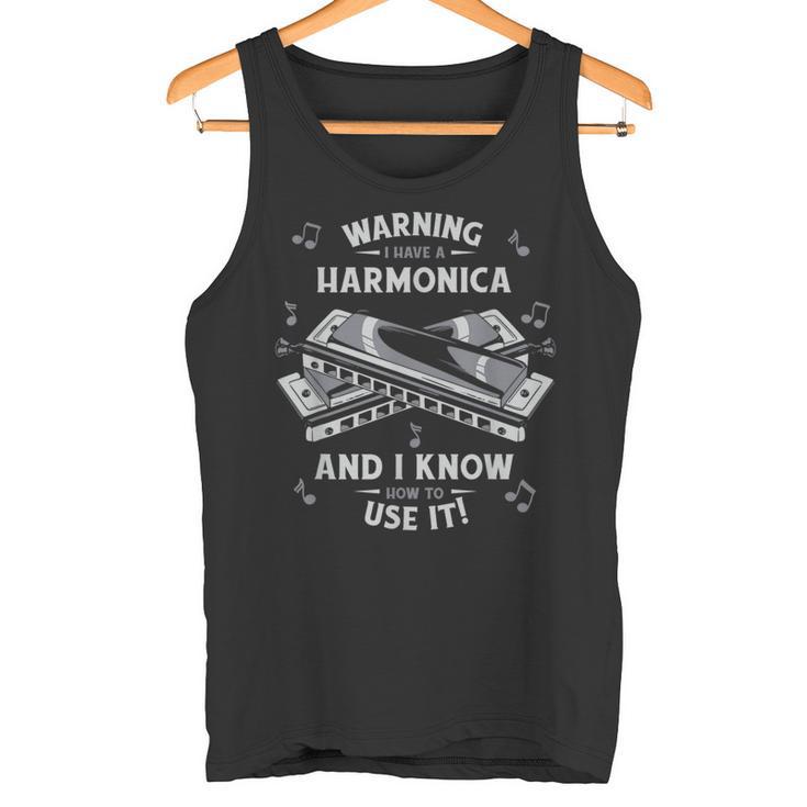 Armónica Advertencia I Have A Armónica Camiseta sin mangas