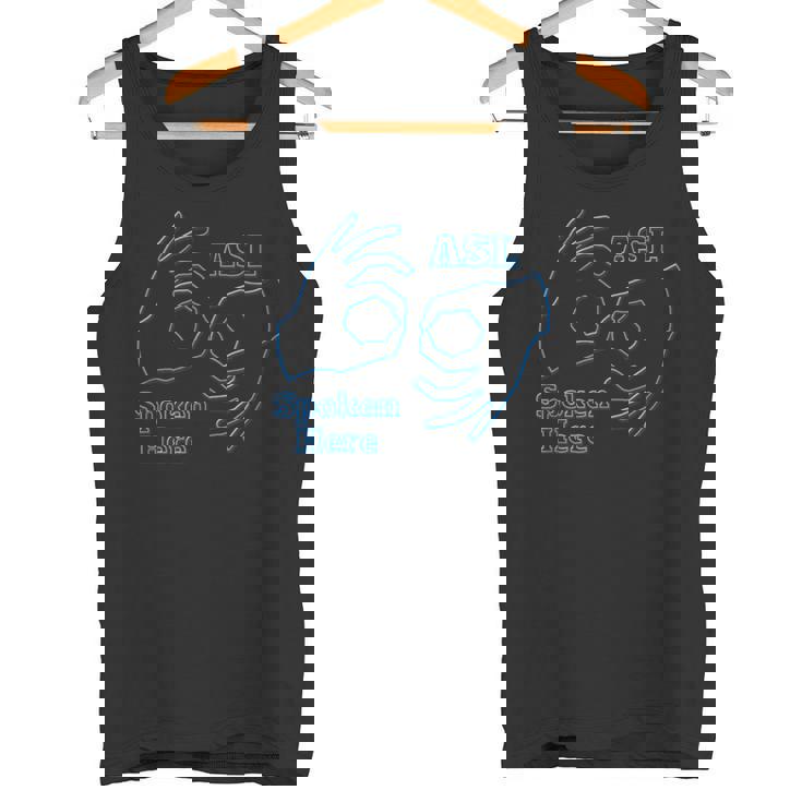 Asl アメリカ手話 Aslpoken Hear タンクトップ