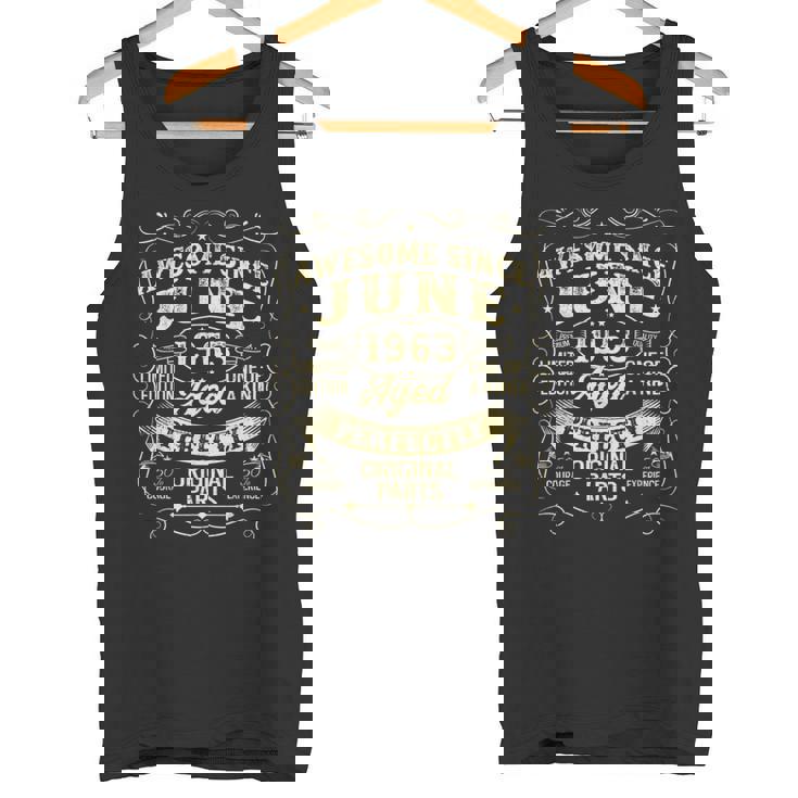 Awesomeince June 1963 Year Of Birth Birthday 1963Intage タンクトップ