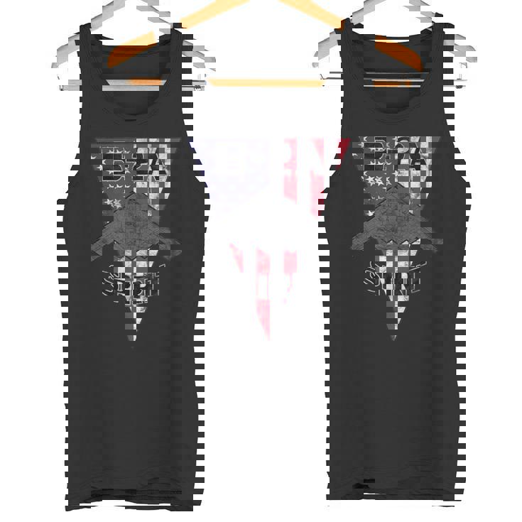 B-2 スピリット ステルス 飛行機 愛国心 飛行機 ビンテージ タンクトップ