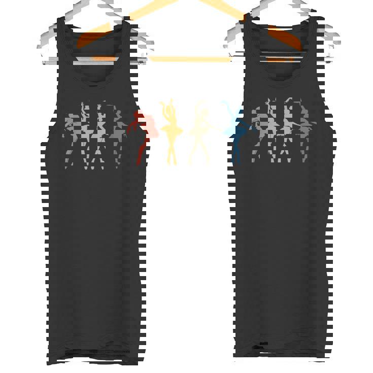 Bailarinas Retro Bailarinas De Balletintage Camiseta sin mangas
