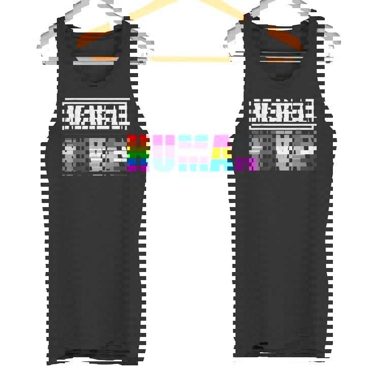 Bandera Arcoíris Todosomos Humanos Lgbt Orgullo Gay Camiseta sin mangas